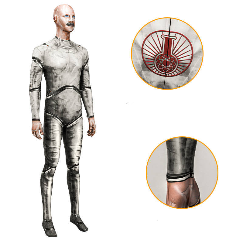 Atomic Heart VOV-A6 Lab Tech Cospaly Costume Game Bodysuit In Stock Takerlama