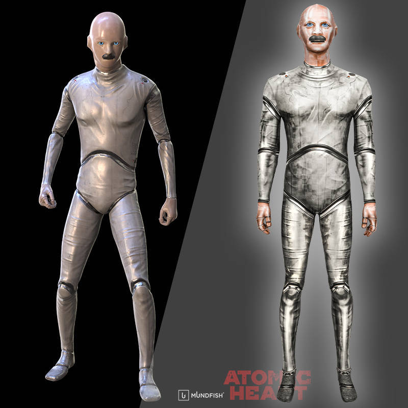 Atomic Heart VOV-A6 Lab Tech Cospaly Costume Game Bodysuit In Stock Takerlama