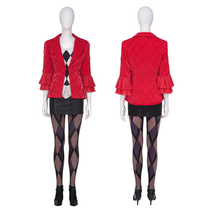 Harley Quinn Costume Folie A Deux Lady Gaga New Movie Halloween Outfits DC Comic In Stock Takerlama