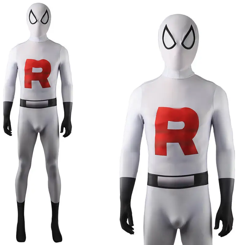 Team Rocket Spider-Man Cosplay Costume Mask