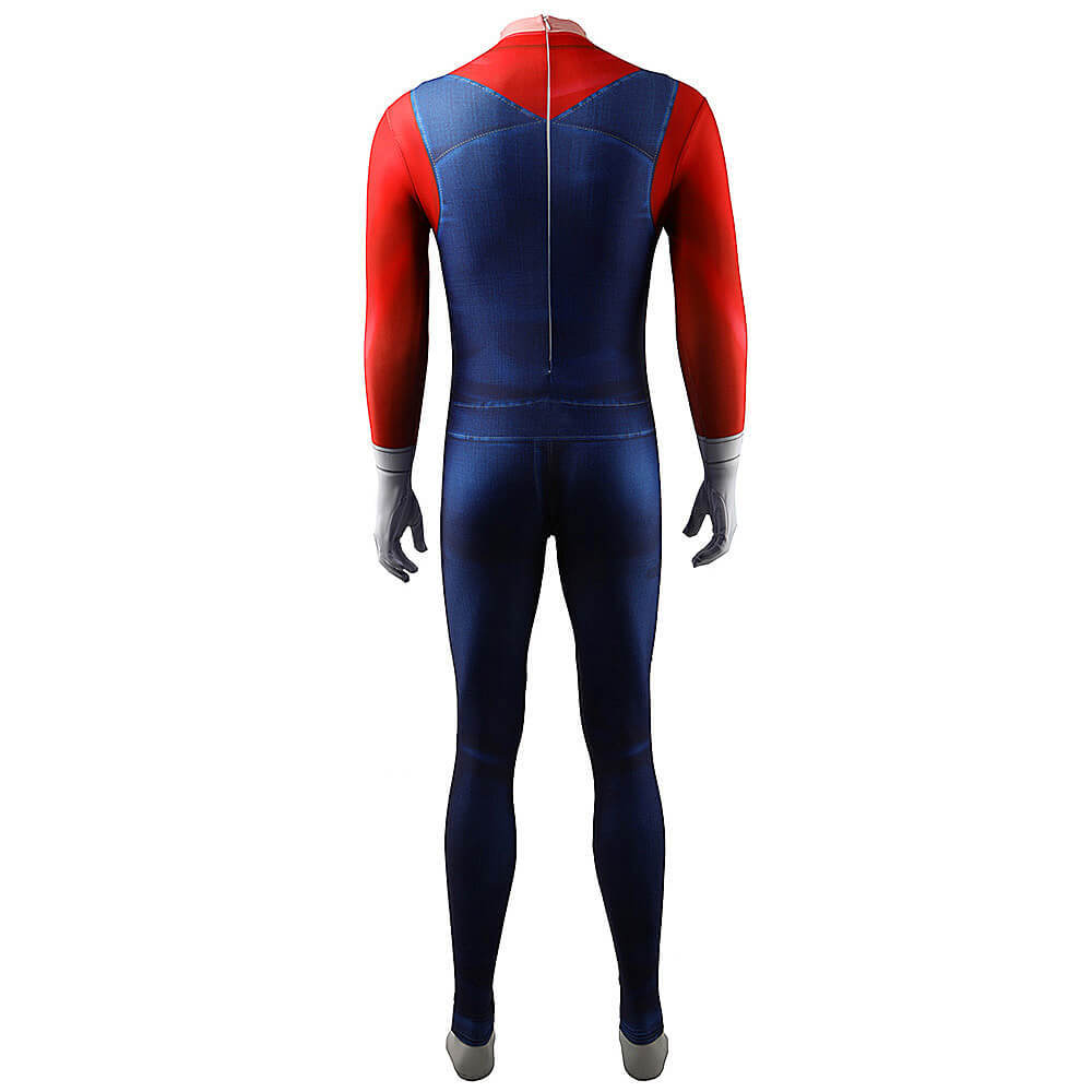 Mario Jumpman Red Costume - Super Mario Brothers Jumpsuit Kids Adult