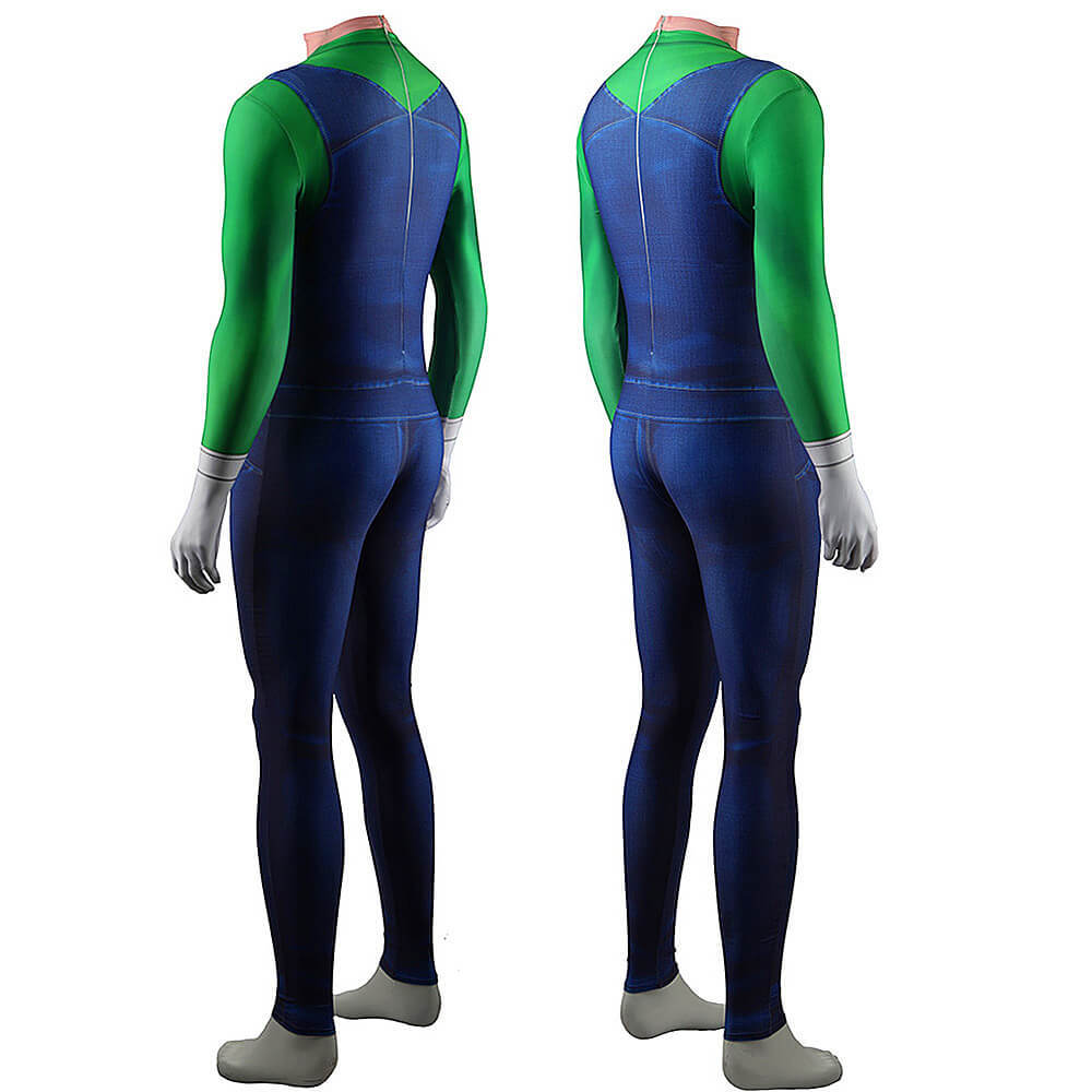 Luigi Green Costume - The Super Mario Bros. Movie Jumpsuit Kids Adult