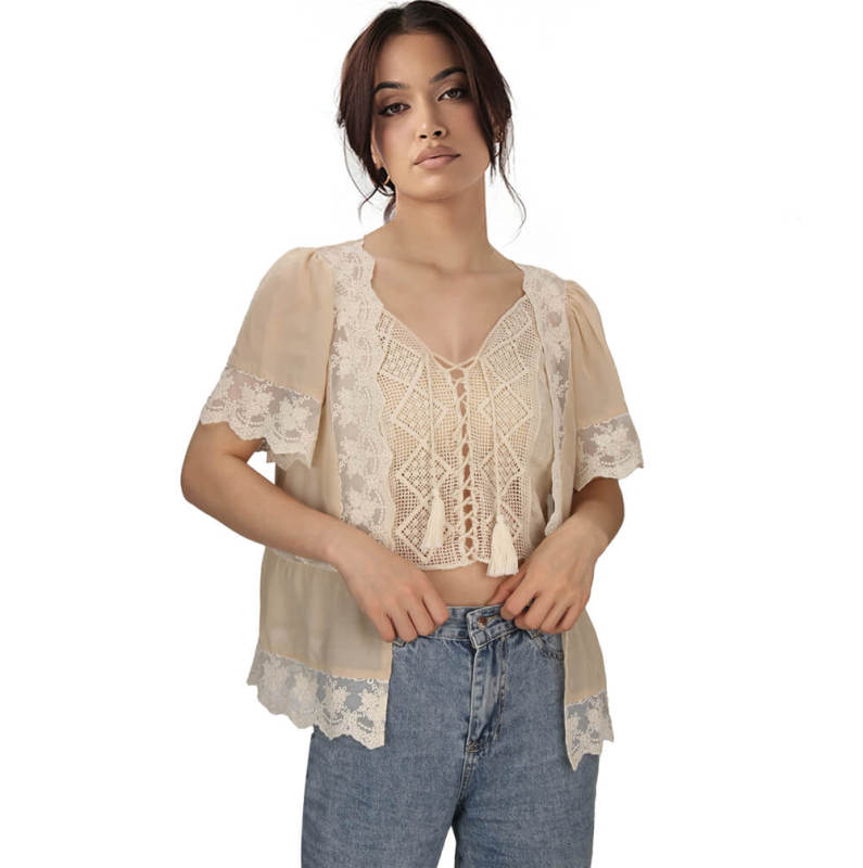 Daisy Jones 70s Costume Women's Fashion Daisy Jones & The Six Daisy Adult Hippie Chic Vest Cape Vintage In Stock Takerlama