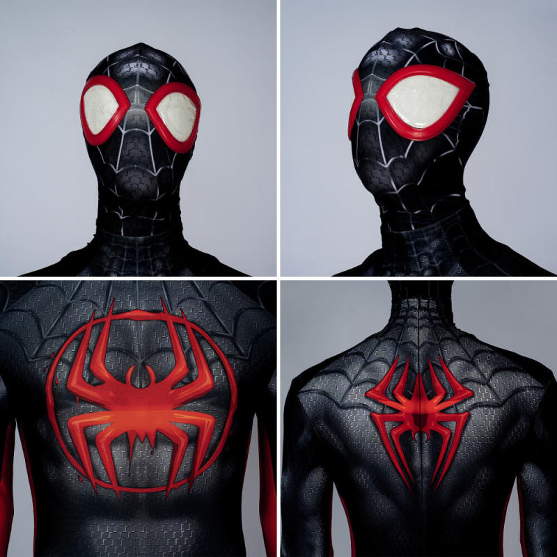 Spider-Man Miles Morale Halloween Costume Spider-Man: Across the Spider-Verse In Stock Takerlama