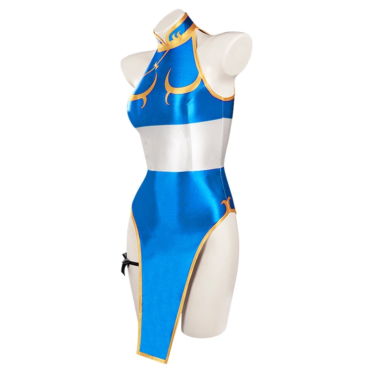 princess polly baby blue dress SF Cosplay Costume