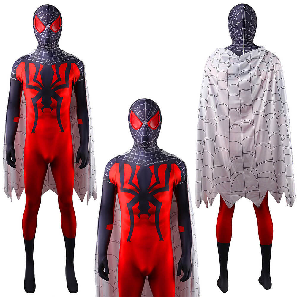 Across The Spider-Verse Flipside Suit with Cape Mask - Marvel's Spider-Man Miles Morales