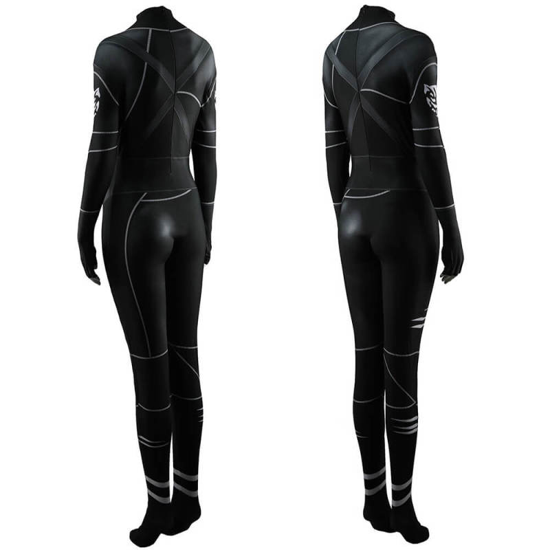 Women Black Cat Jumpsuit Cosplay Costume 2022 TV Series