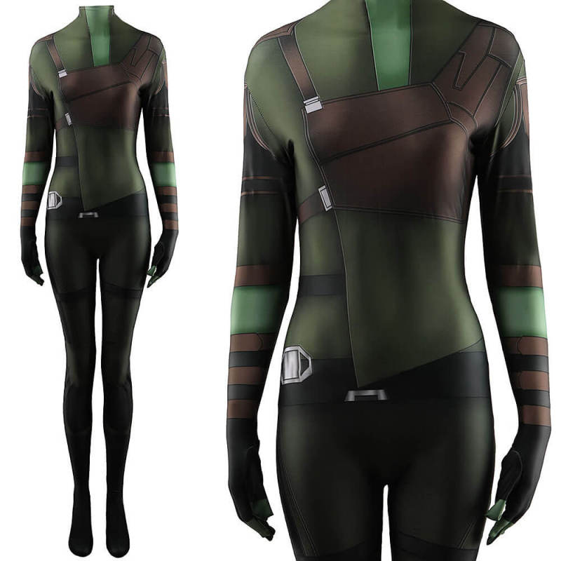 Guardians of the Galaxy 3 Gamora Cosplay Costume Jumpsuit