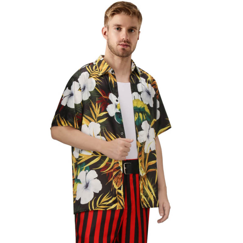 Ace Ventura Jr. Pet Detective Hawaiian Shirt Jim Carrey Costume In Stock-Takerlama