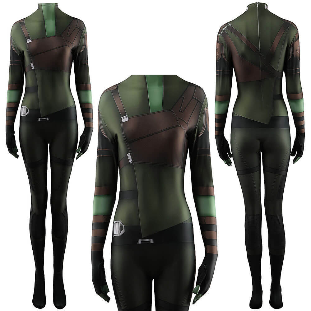 Guardians of the Galaxy 3 Gamora Cosplay Costume Jumpsuit