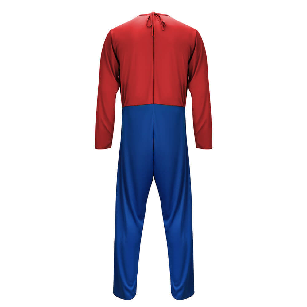 Adult Super Mario Brothers Classic Mario Boxed Costume: Jumpsuit Cap Mustache In Stock-Takerlama