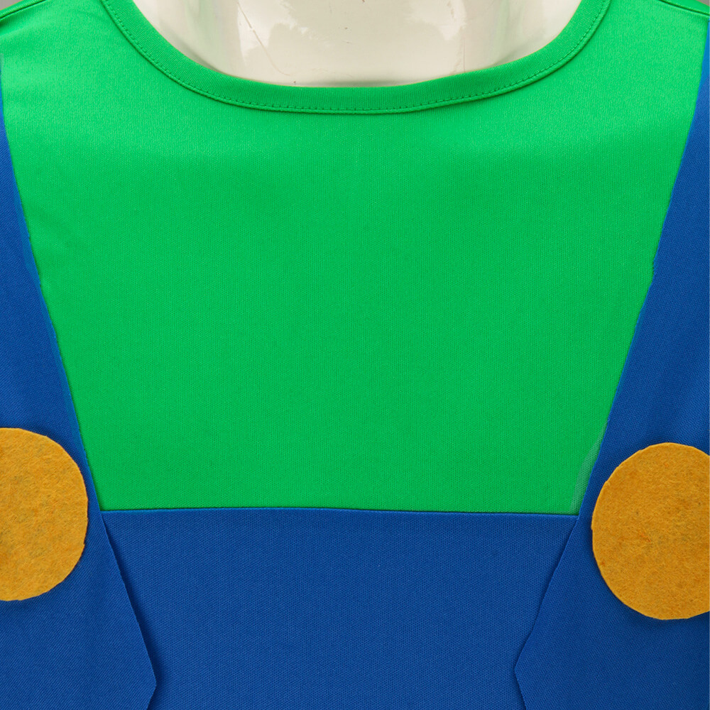 Child Luigi Costume - Super Mario Brothers In Stock-Takerlama