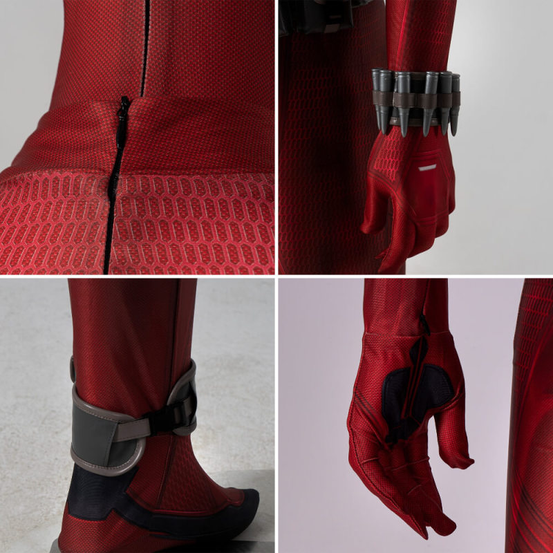 Spider-Man: Across the Spider-Verse Scarlet Spider Cosplay Costume M L XL 2XL In Stock