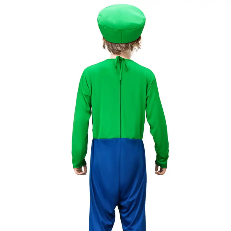 Child Luigi Costume - Super Mario Brothers In Stock-Takerlama