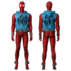 Spider-Man: Across the Spider-Verse Scarlet Spider Cosplay Costume XS S XXL  In Stock Takerlama