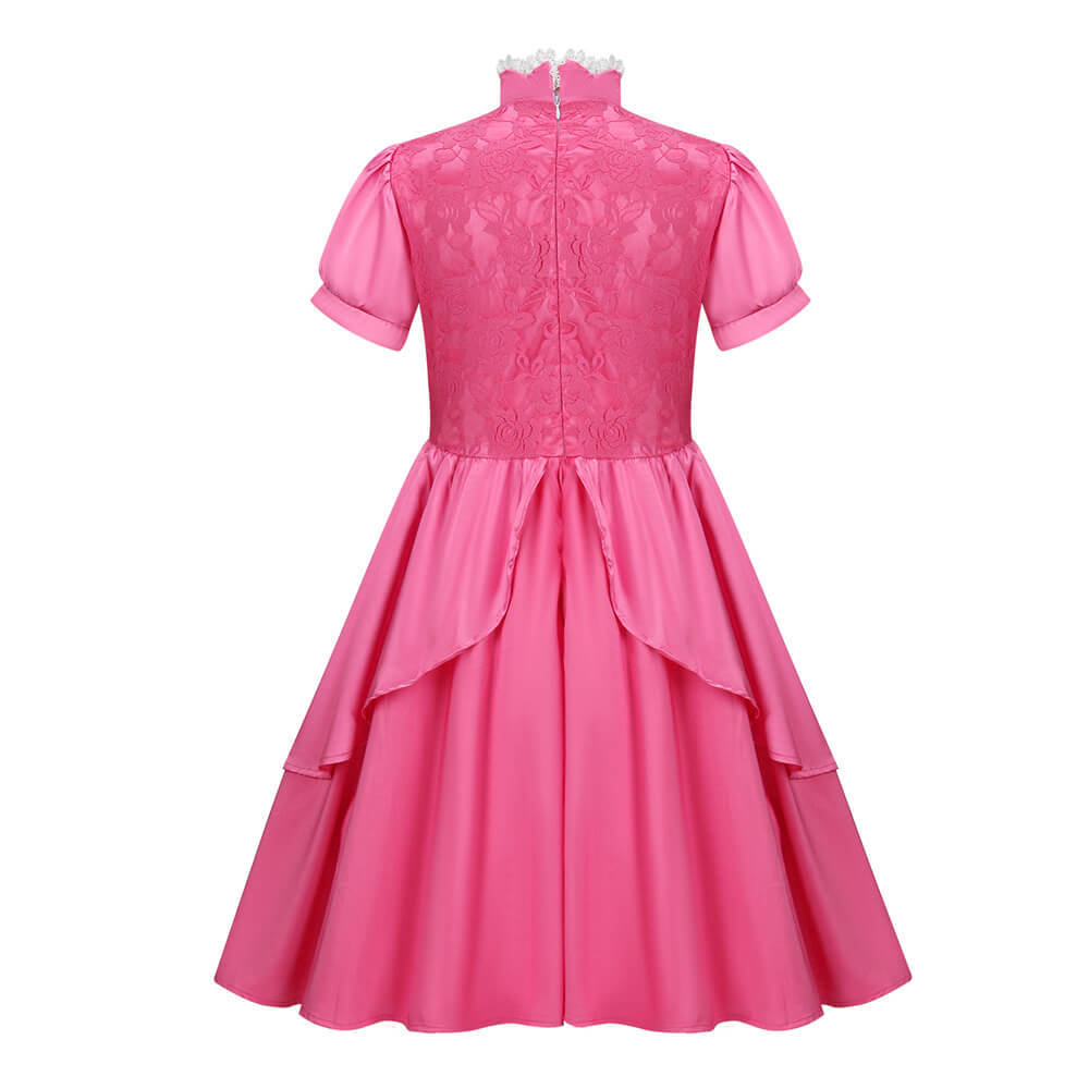 Gilrs Princess Peach Pink Dress-The Super Mario Bros. Movie In Stock Takerlama