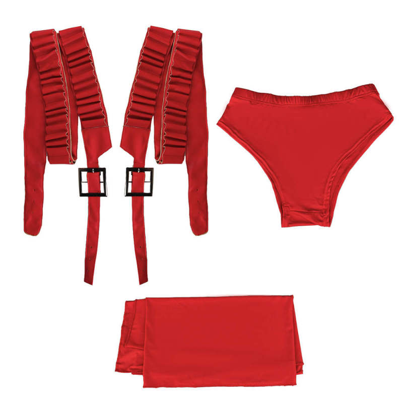 Zardoz Zed Cosplay Costume Red