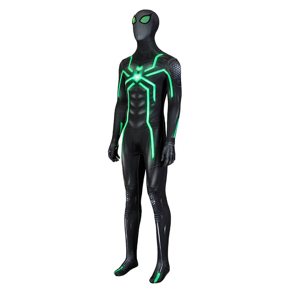 Spider Man PS4 Stealth Big Time Suit Cosplay Costume M L XL In Stock