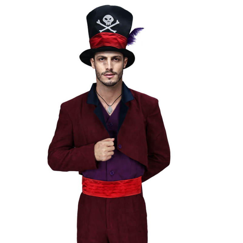 Dr. Facilier Shadow Man Cosplay Costume-Disney The Princess and the Frog In Stock Takerlama