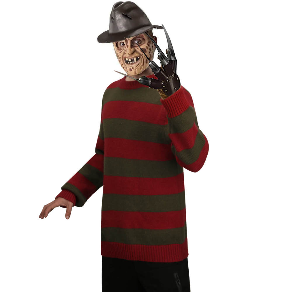 Freddy Krueger Sweater Kids Adult A Nightmare on Elm Street Cosplay Costume