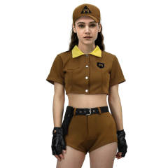 Women's Precious Cargo Cutie Costume Postal Delivery Sexy UPS Driver Outfits