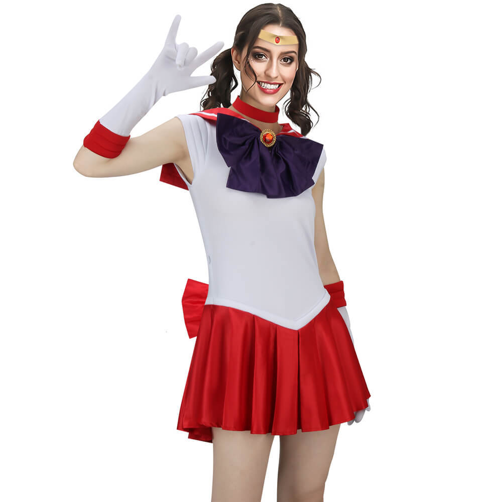 Rei Hino Sailor Mars Cosplay Costume