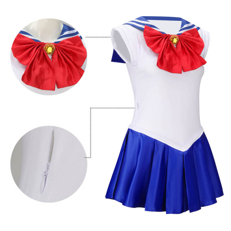 Usagi Tsukino Uniform Dress Women Halloween Cosplay Costume