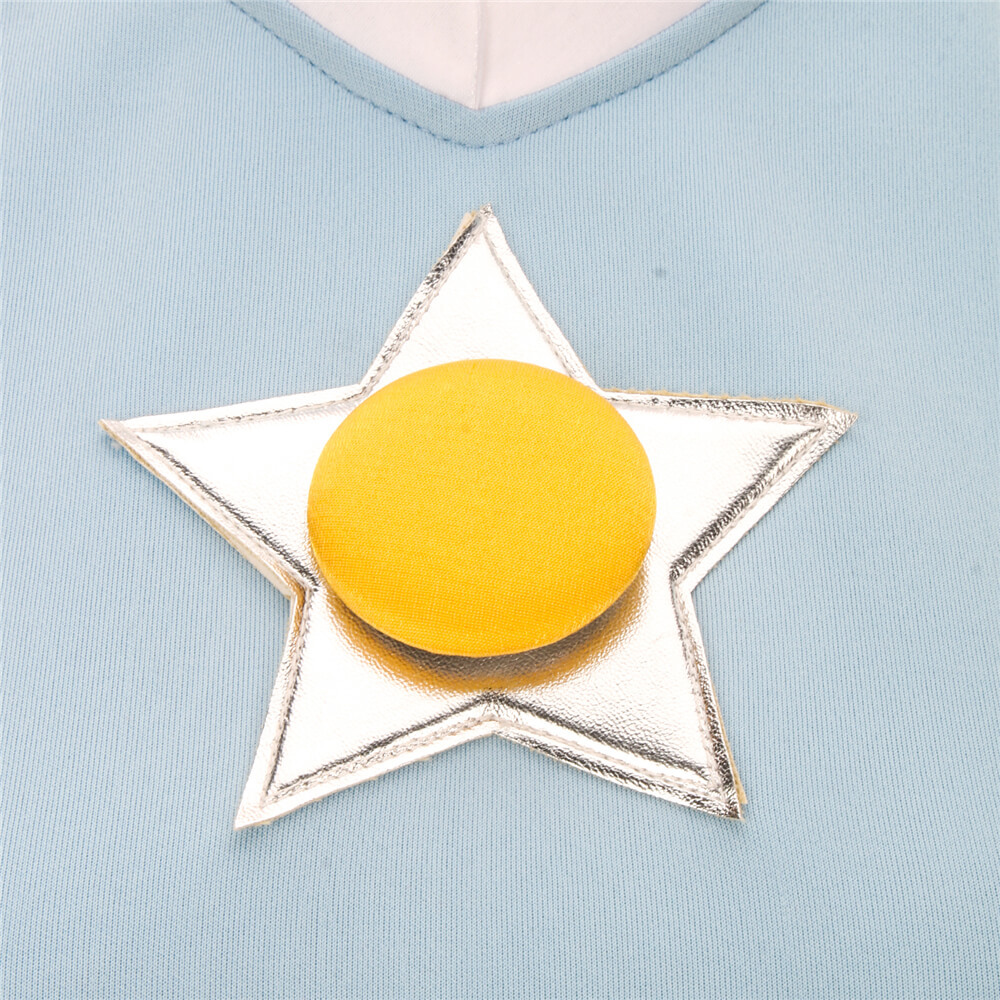 Mario Tennis Rosalina Cosplay Costume Blue Dress with Crown