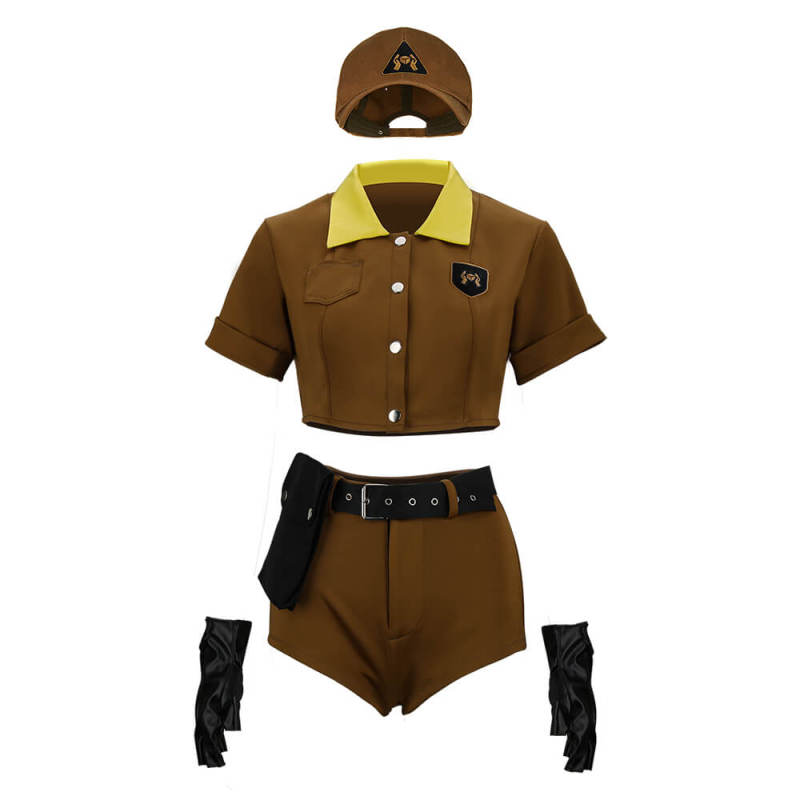 Women's Precious Cargo Cutie Costume Postal Delivery Sexy UPS Driver Outfits