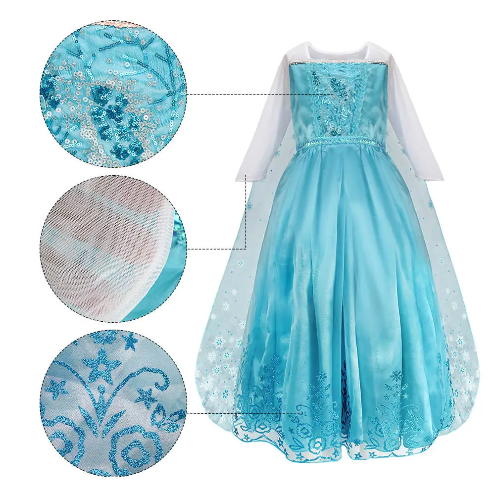 Fancy Dress For Elsa Disney Frozen Dress ELSA/ FROZEN Birthday Party Tutu Dress Fancy Dress For Elsa Disney Frozen Dress ELSA/ FROZEN Birthday Party Tutu Dress