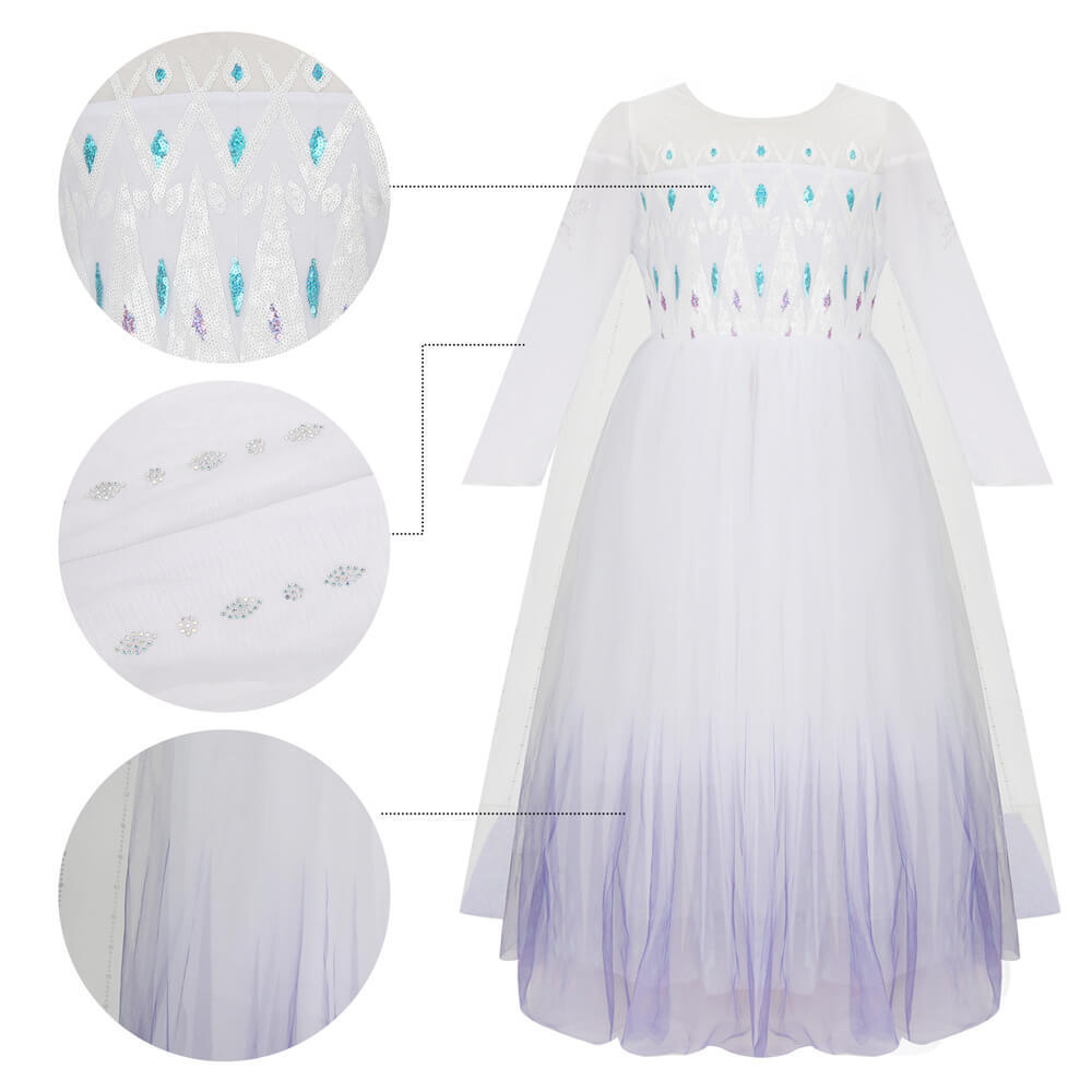 Frozen Snow Queen Elsa Classic Costume for Kids
