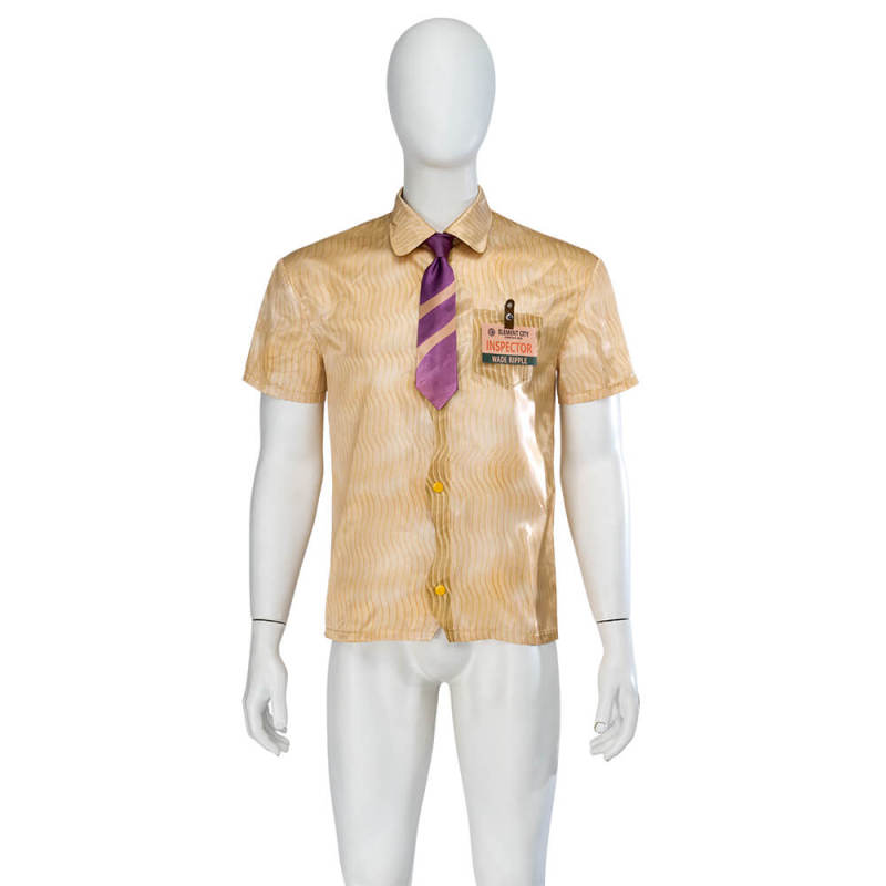 Elemental Wade Ripple Cosplay Costume Wade Water Shirt Men