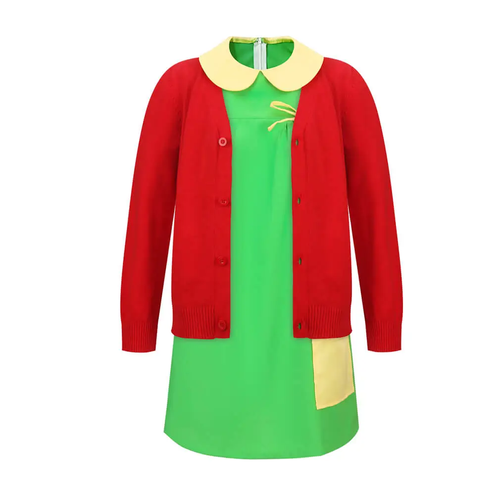 Takerlama TV Series El Chavo Del Ocho Kids La Chilindrina Cosplay Costume  Dress