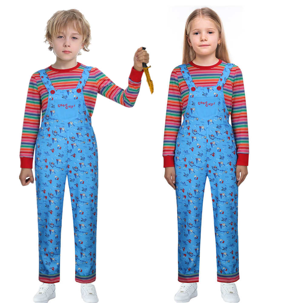 Child’s play Good Guy Clothing TOTS Overalls top and Sweater