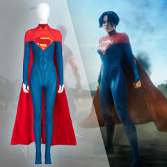 The Flash Supergirl Cosplay Costume With Cloak