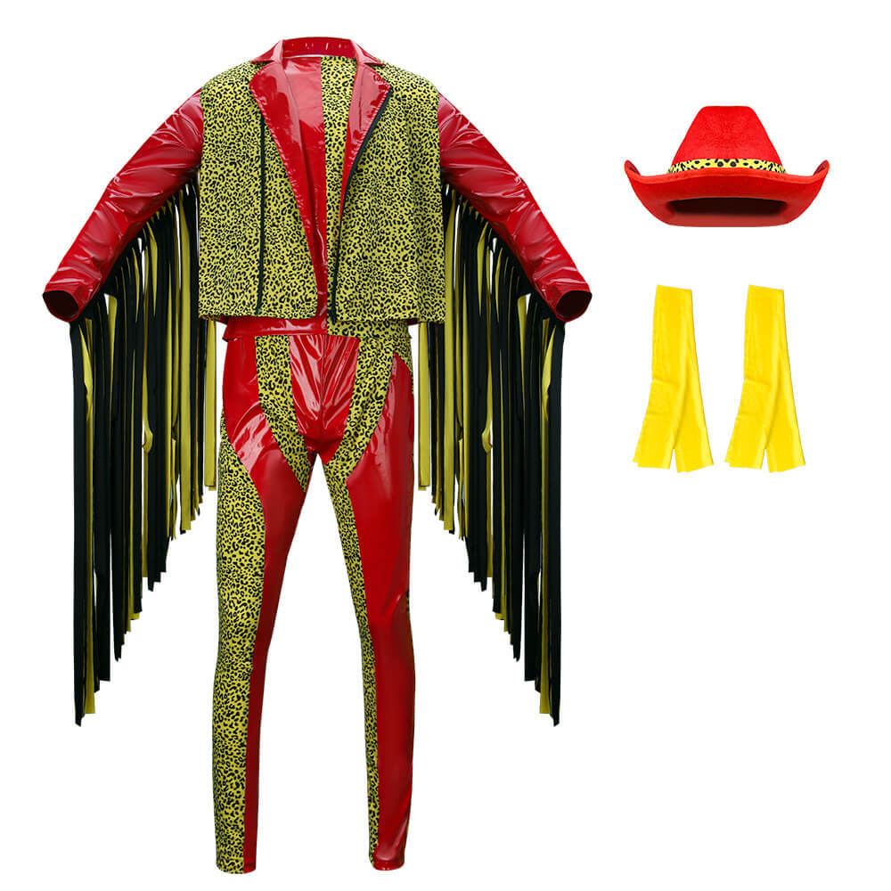 Macho Man Randy Savage Cosplay Costume WWE Wrestling Randall Mario Poffo Outfits