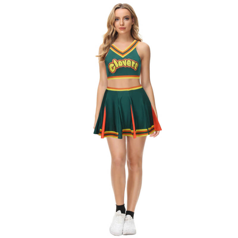 Bring It On Clover Cheerleader Uniform L XL XXL In Stock-Takerlama