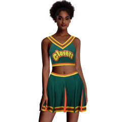 Bring It On Clover Cheerleader Uniform L XL XXL In Stock-Takerlama