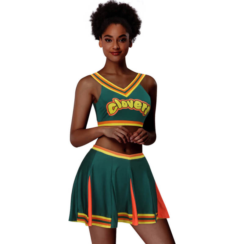 Bring It On Clover Cheerleader Uniform L XL XXL In Stock-Takerlama