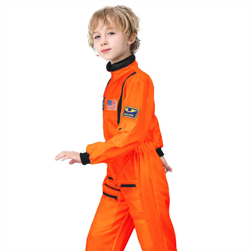 Deluxe Astronaut Kid's Cosplay Costume NASA Space Suit