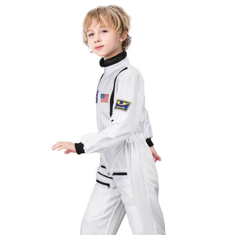 Deluxe Astronaut Kid's Cosplay Costume NASA Space Suit