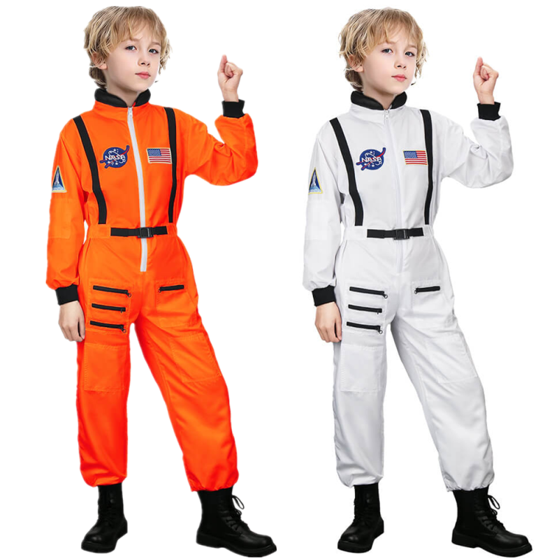 Deluxe Astronaut Kid's Cosplay Costume NASA Space Suit