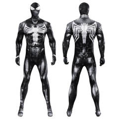Marvel's Spider-Man 2 Black Suit Venom Symbiote Costume Mask Kids Adult In Stock Takerlama