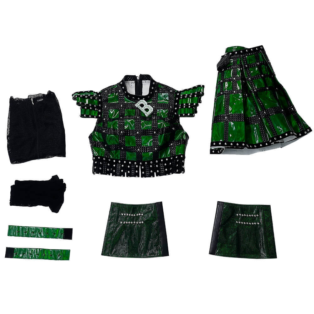 Anne Boleyn Green Costume Fancy Dress-Six the Musical