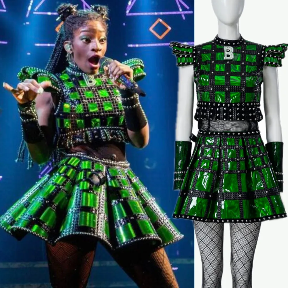 Takerlama Anne Boleyn Green Costume Fancy Dress-Six the Musical