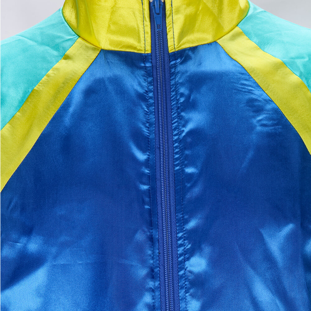 80s 90s Height Of Fashion Shell Suit Retro Tracksuit Hip Hop Costumes Windbreaker & Pants In Stock Takerlama