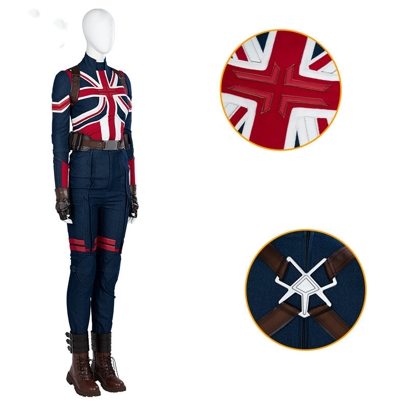 Margaret Peggy Carter Cosplay Costume Doctor Strange in the Multiverse of Madness Takerlama