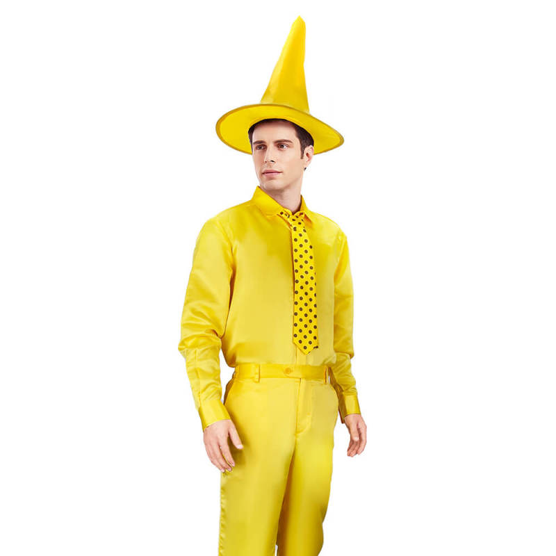 Adult Curious George Person in the Yellow Hat Ted Costume In Stock-Takerlama