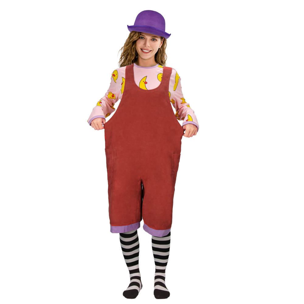 Women Loonette The Clown Halloween Cosplay Costume-The Big Comfy Couch In Stock Takerlama