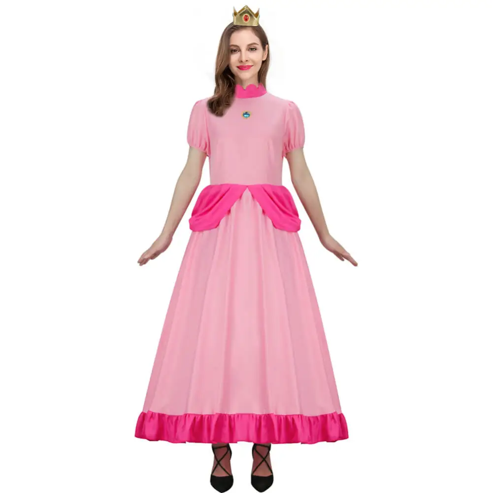 princess peach dress for adults Amazon.com: AFAVOM Princess Peach Costume with Crown and Gloves for Adult  Women Halloween Birthday Party Pageant Long Maxi Dresses Carnival Fancy  Dress up Cosplay Outfit for Photo Shoot Pink S: Clothing, Shoes